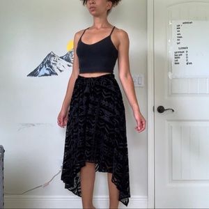 🖤 Black Velvet Ralph Lauren MIDI Skirt 🖤